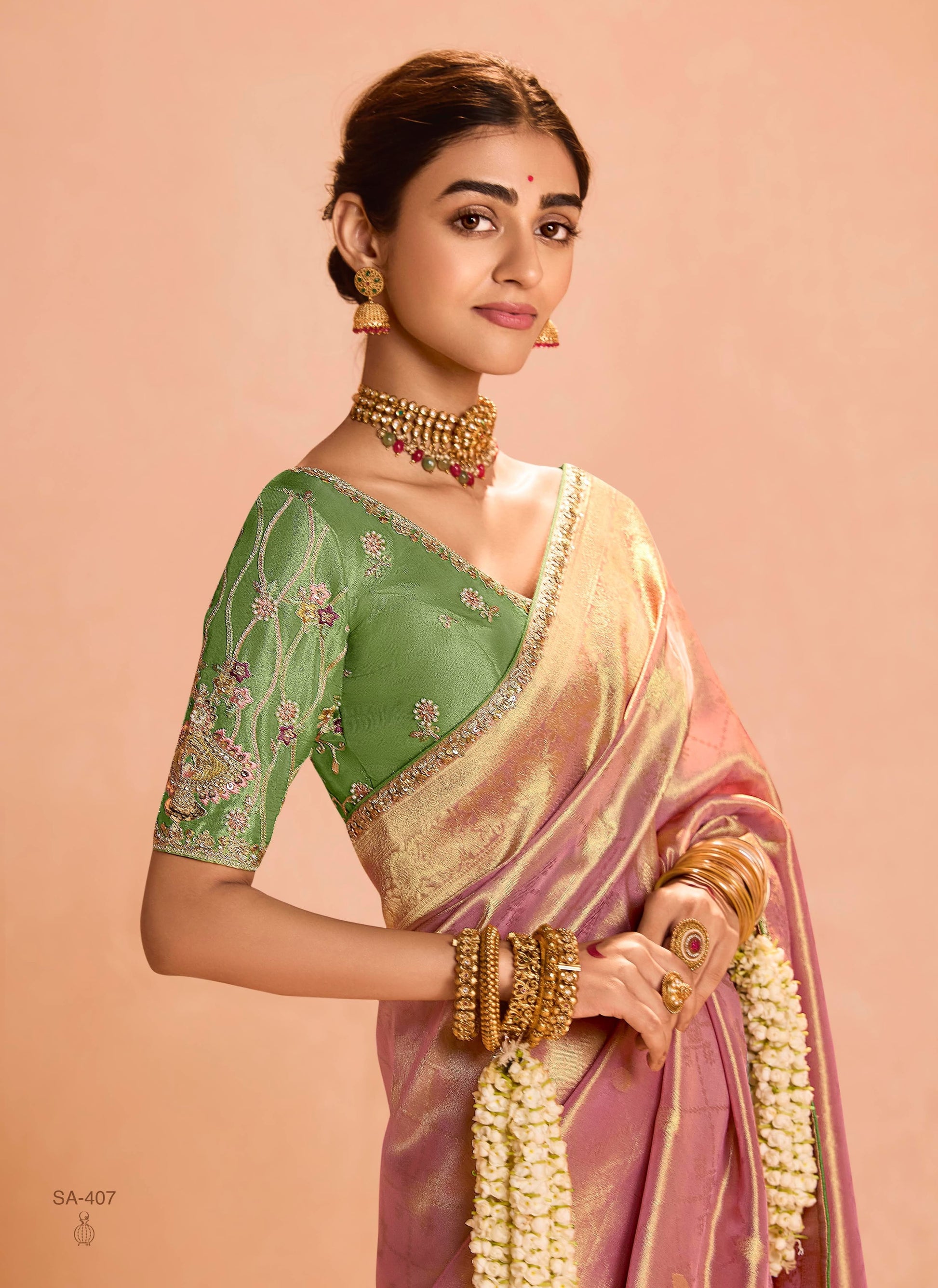 Product Image - Exquisite Soft Silk Saree with Dual Zari Weaving Design