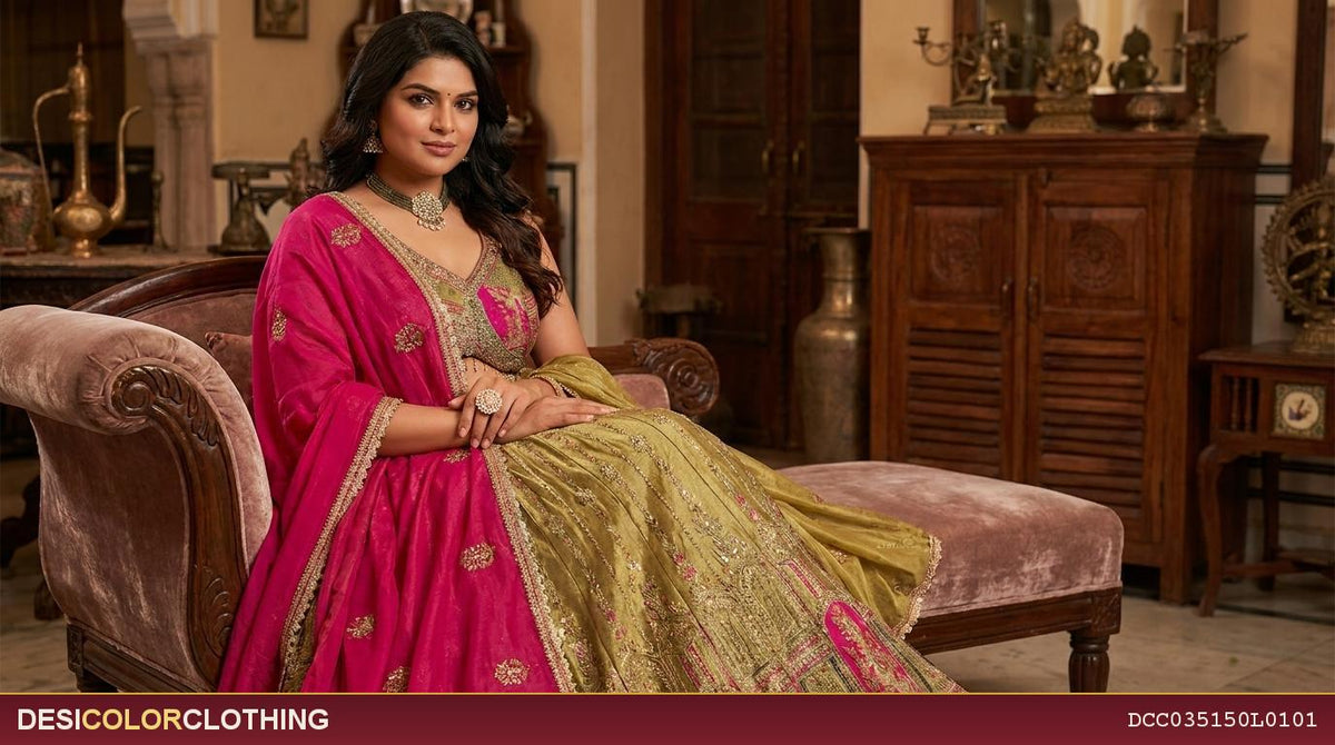 Product Image - Elegant Designer Fully Stitched Lehengas - 3