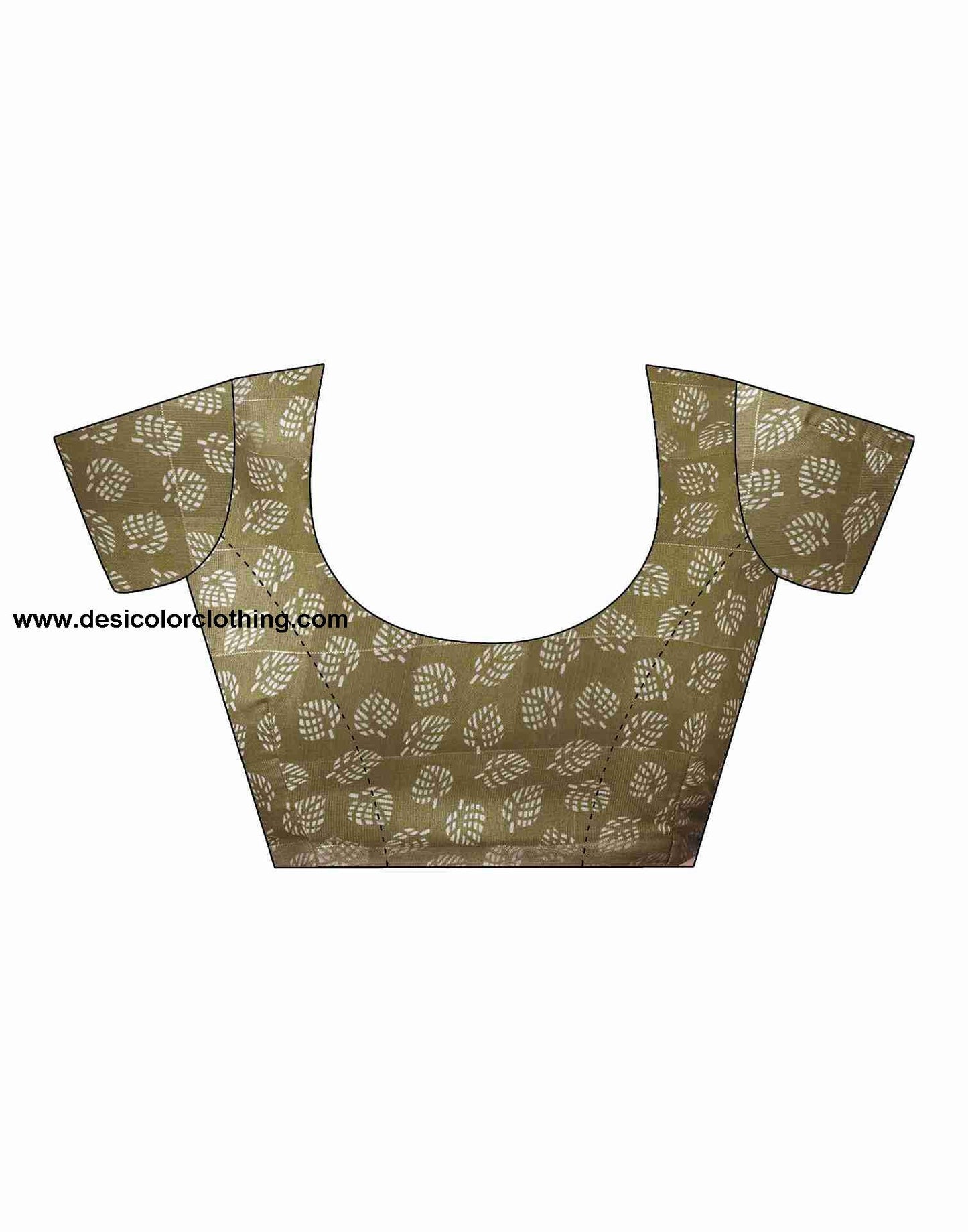 Yellow Cotton Printed Saree
