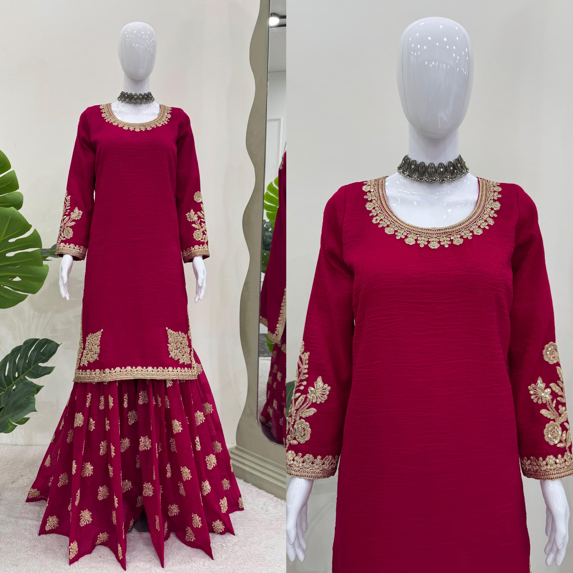 Product Image -   Designer Sharara Suit