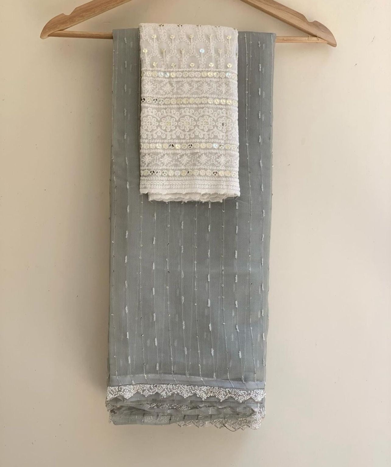 Kandi linen saree