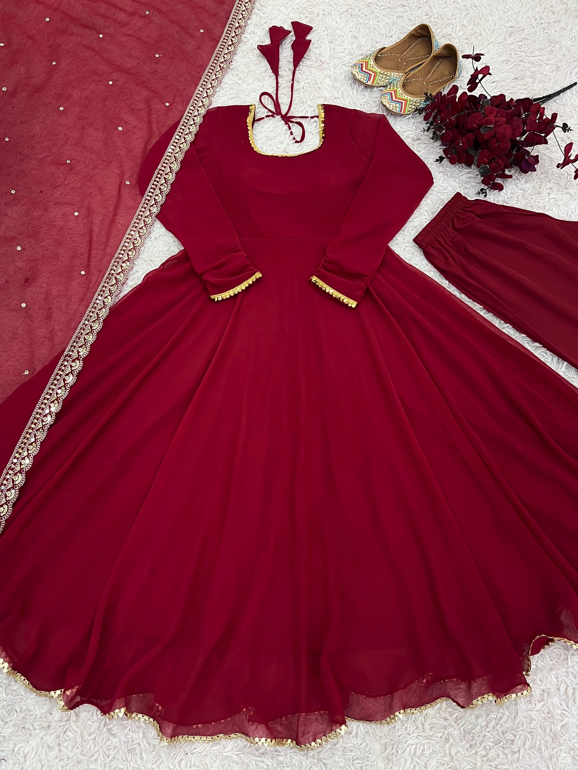 Product Image - Designer Kediya Style Lahenga Set - Ready to Wear Ethnic Wear