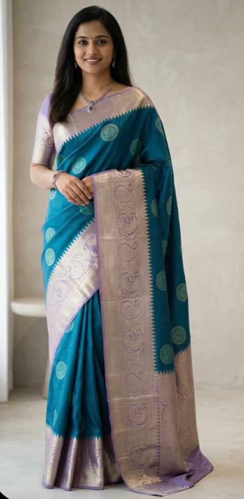 Product Image - Elegant Kachipuram Pattu Sarees for Timeless Style - 1