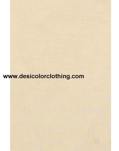 Warm Beige Cotton Embroidered Unstitched Salwar Suit