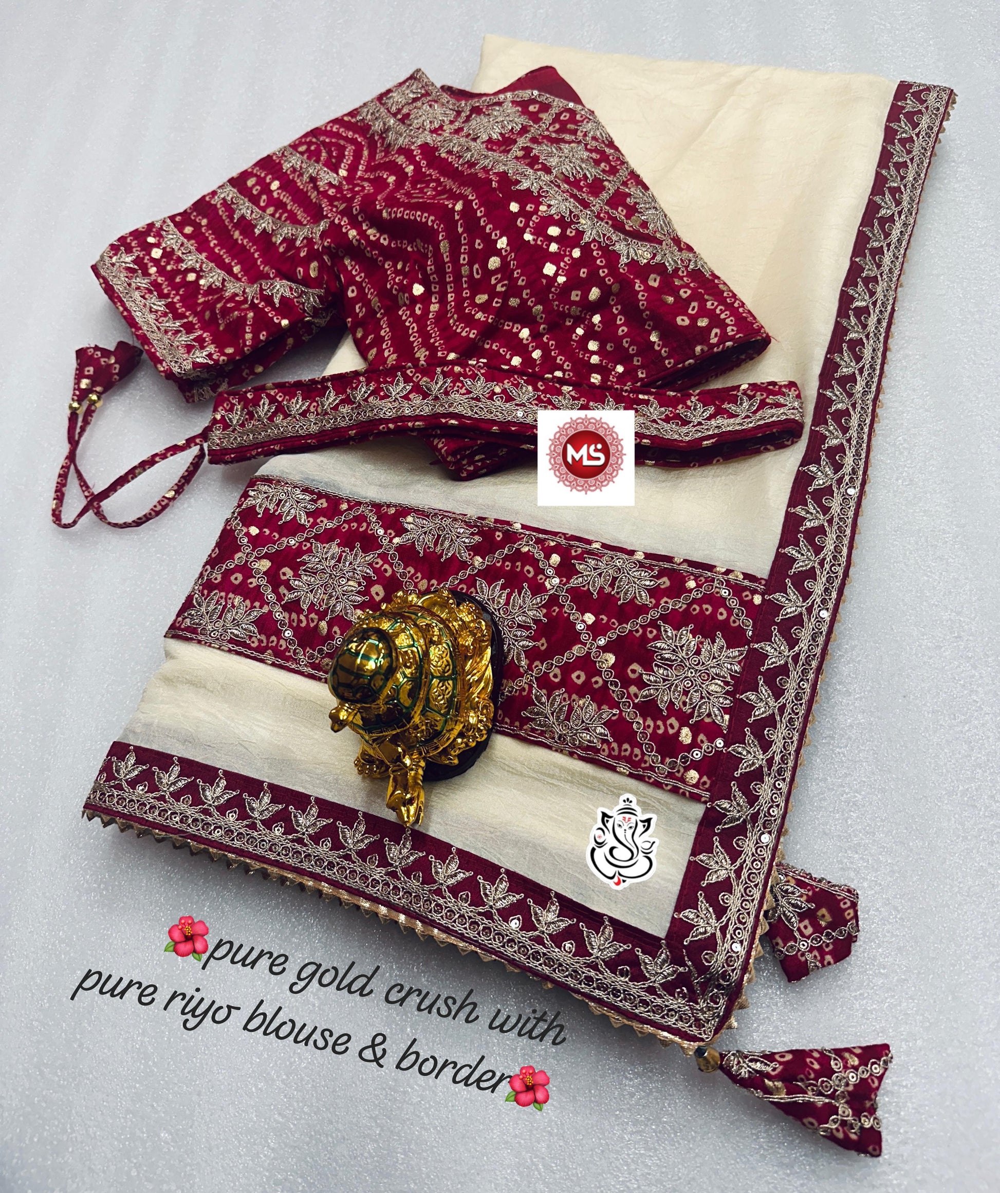 Product Image - Premium Designer Georgette Saree with Heavy Embroidery and Sequins - Festive Wear