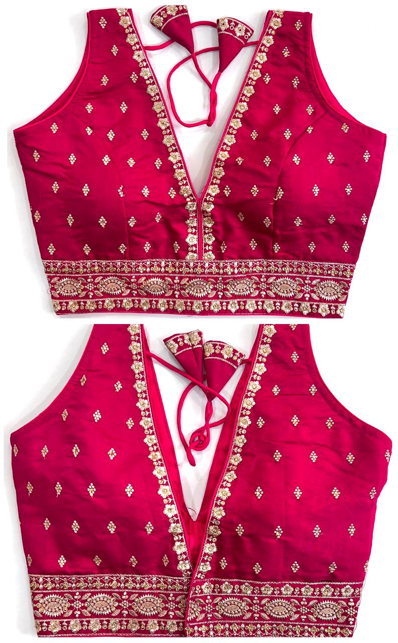 Product Image - Designer Blouse KUNJ - Ethnic Wear in Heavy Silk