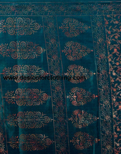 Rama Silk Printed Saree