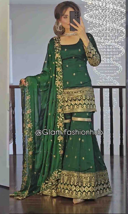 Elegant Designer Sharara Suits – Premium Party Wear for Women | DesiColorClothing Canada

⸻

✅ SEO Meta Description:

Discover our stunning collection of Designer Sharara Suits at DesiColorClothing in Oshawa, Canada. Perfect for weddings, parties, and fes