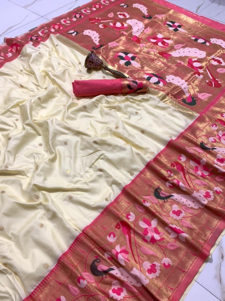 Product Image - Exquisite Pure Silk Kanchivram Saree
