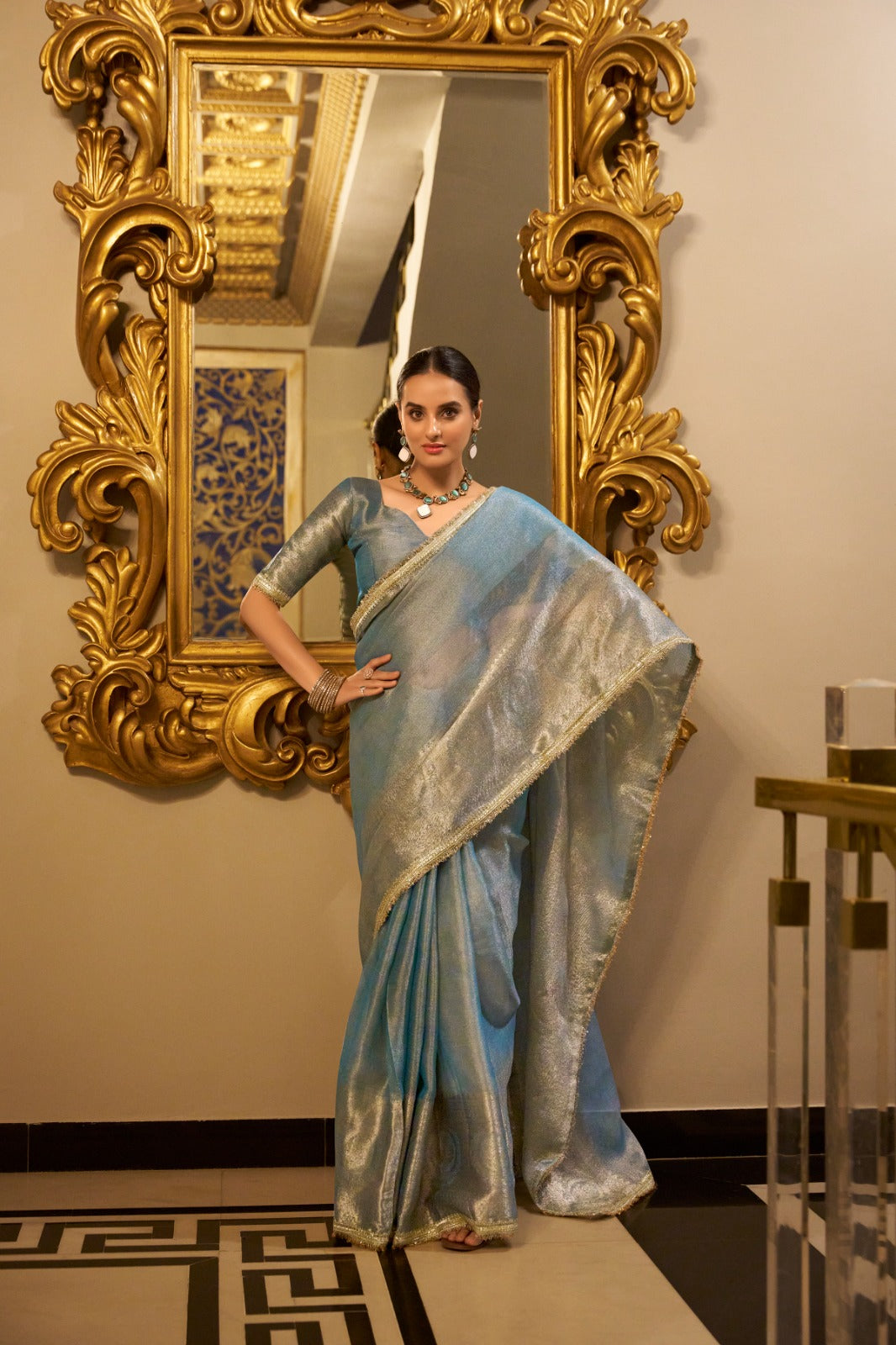 Product Image - RANI SA Shimmering Zari Designer Saree Collection