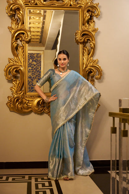 Product Image - RANI SA Shimmering Zari Designer Saree Collection