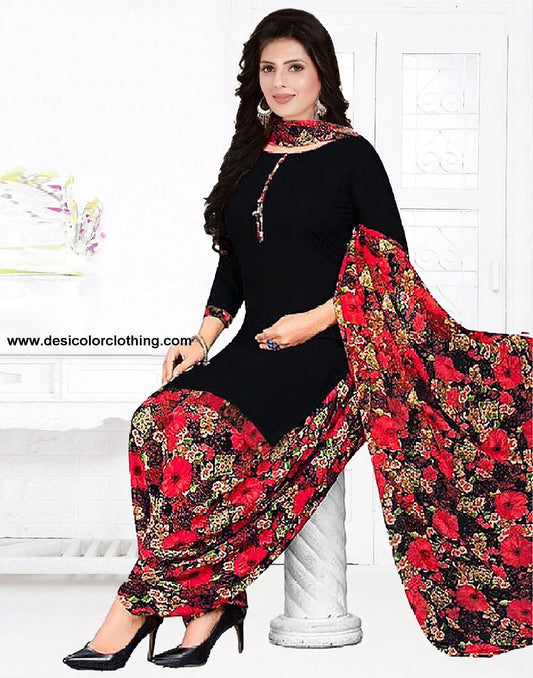 Printed Unstitched Salwar Suit Material