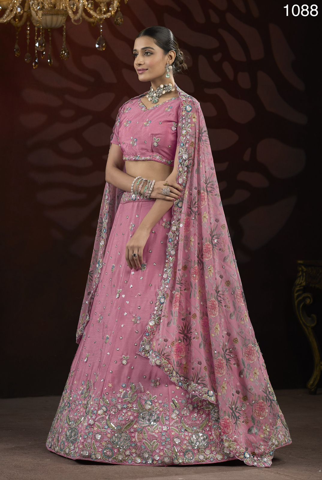 Product Image - Elegant Designer Embroidery Georgette Dupatta for Festive Wear