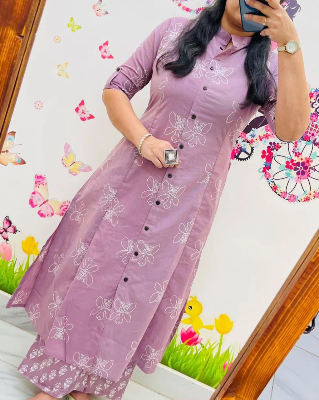 Product Image - Elegant Designer Co-Ords Set | Georgette Fabric & Digital Print