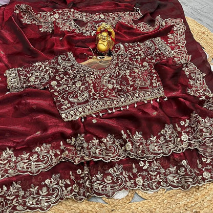 Product Image - Luxurious Designer Space Silk Saree - 2