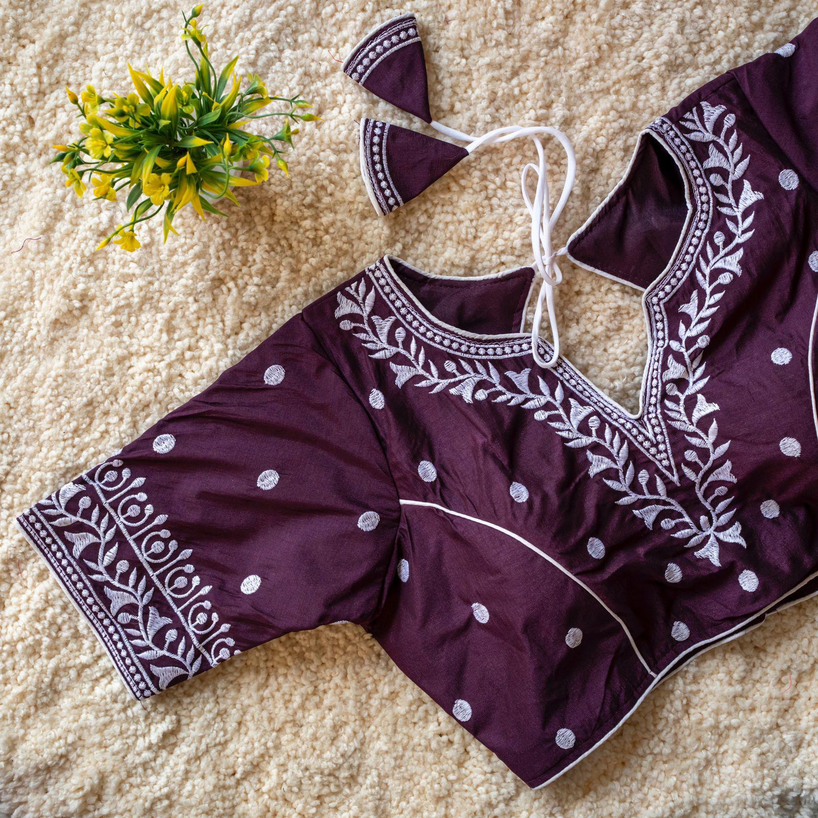 Product Image - Elegant Designer Georgette Saree with Thread Work - Festive Wear