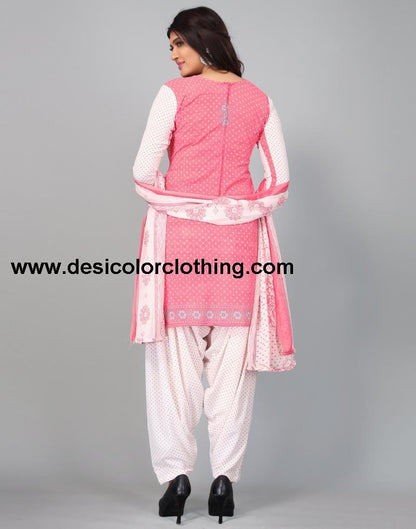 Printed Unstitched Salwar Suit Material