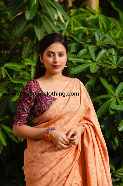Soft Silk Self Woven Jacquard Saree**