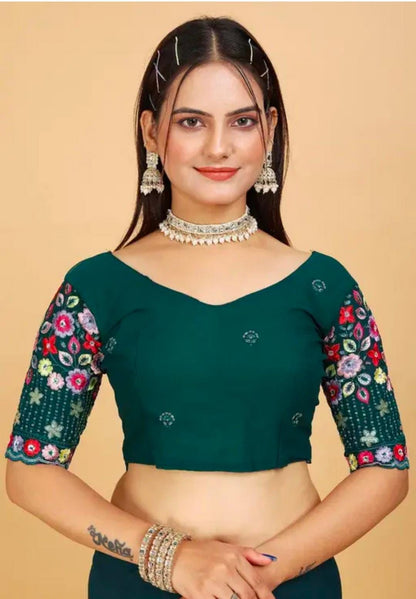 Product Image - Fancy georgette saree