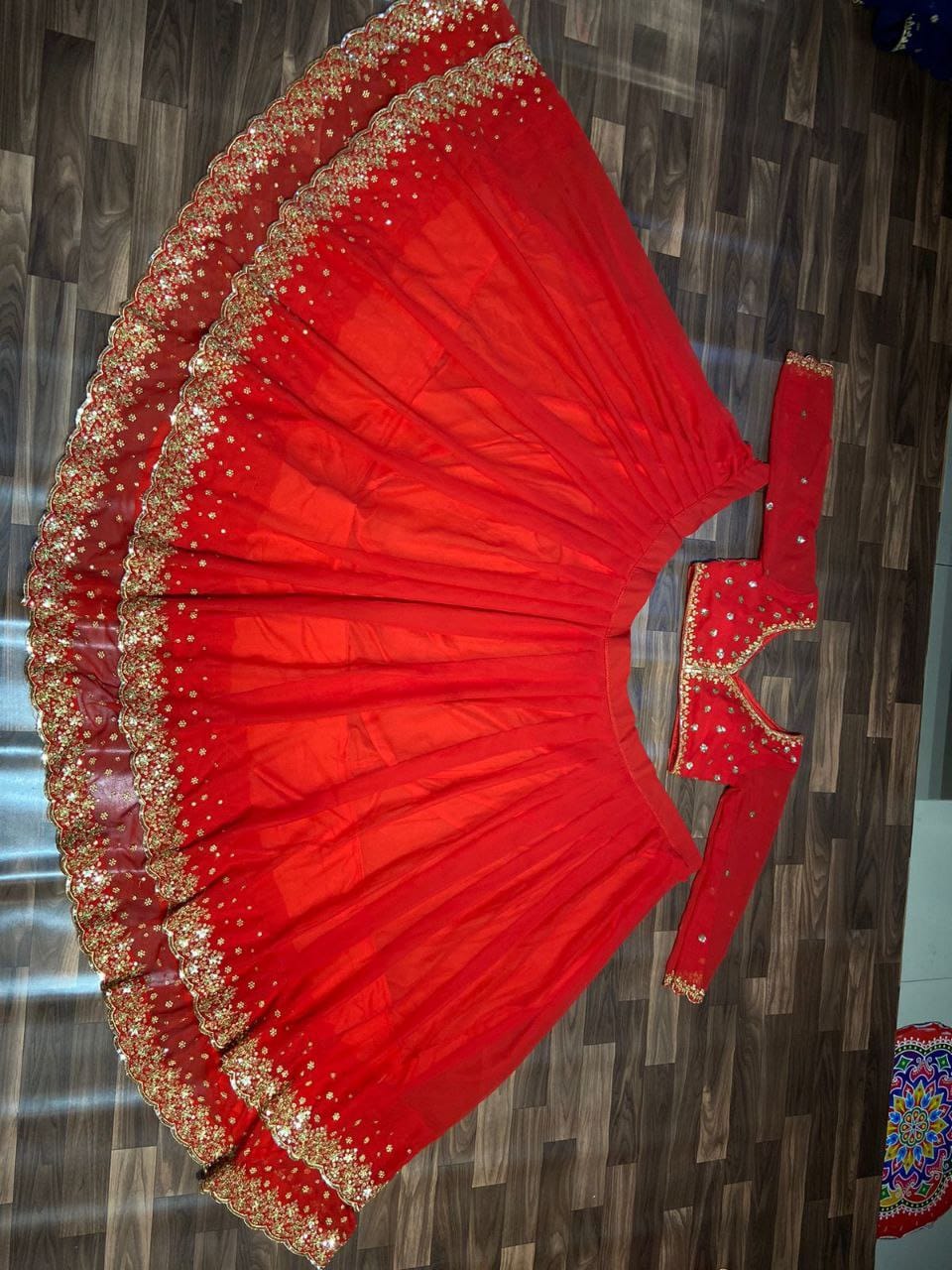 Product Image - Luxurious Designer Gajji Silk Suit & Banarasi Lehenga Choli for Festive & Wedding Wear