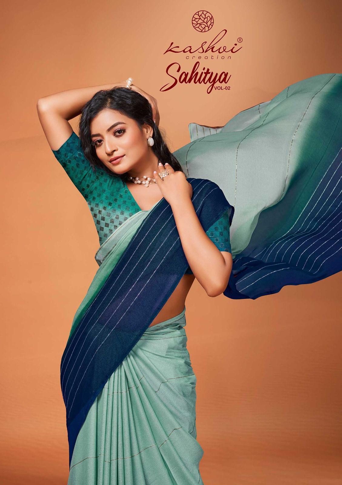 Product Image - KASHVI CREATION Designer Saree - Georgette Fabric, Festive Wear, Wedding Saree