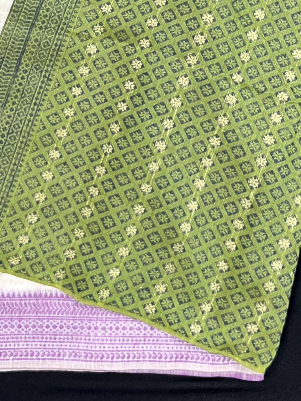 Product Image - Designer Muga Silk Saree with Contrast Weaving Border – Festive Wear