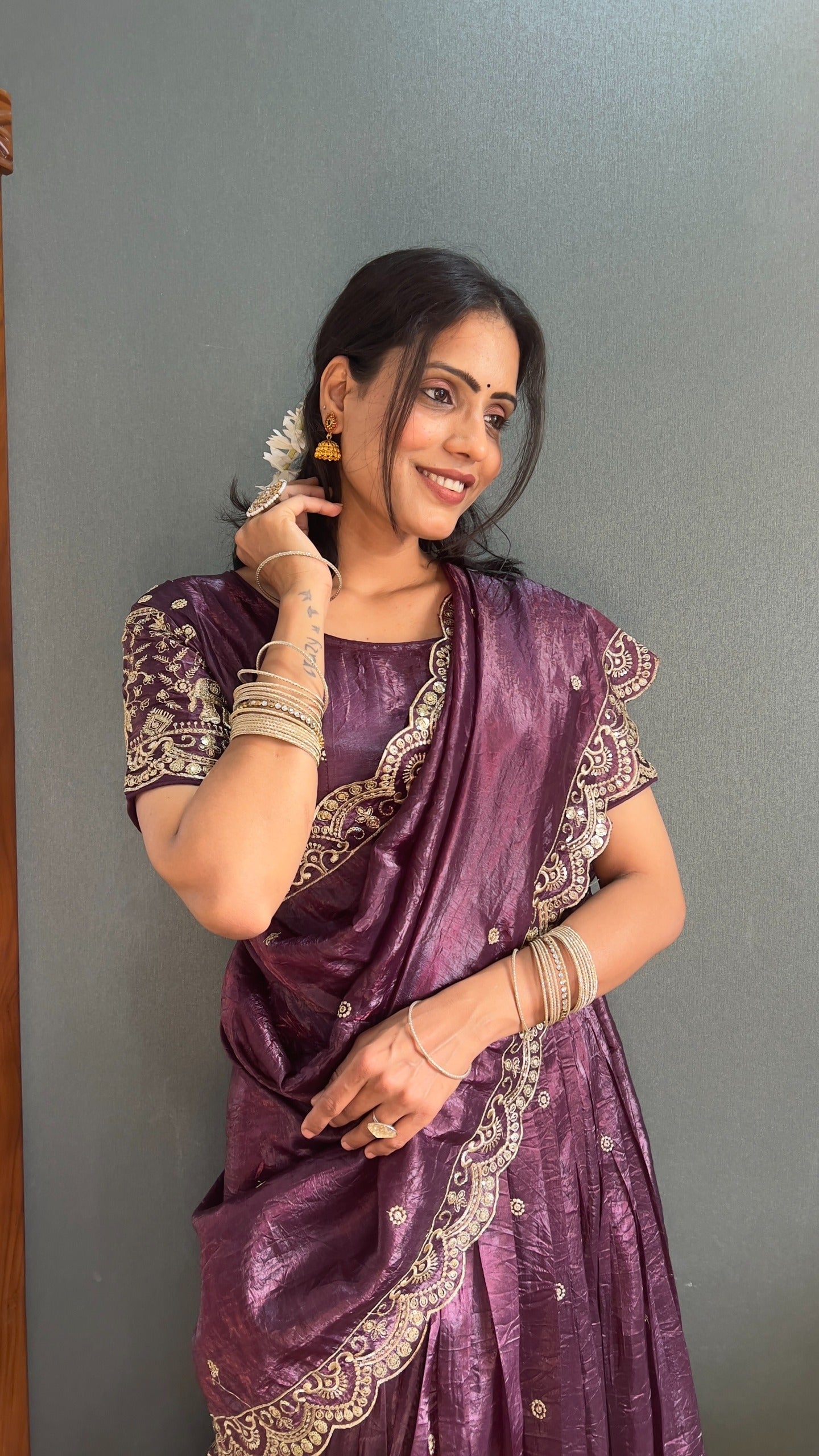 Product Image - Elegant Designer Lehenga Choli with Embroidered Dupatta