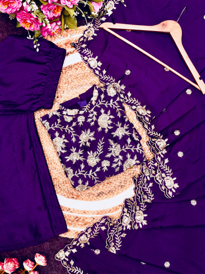 Product Image - Designer Georgette Saree - Elegant Festive Wear