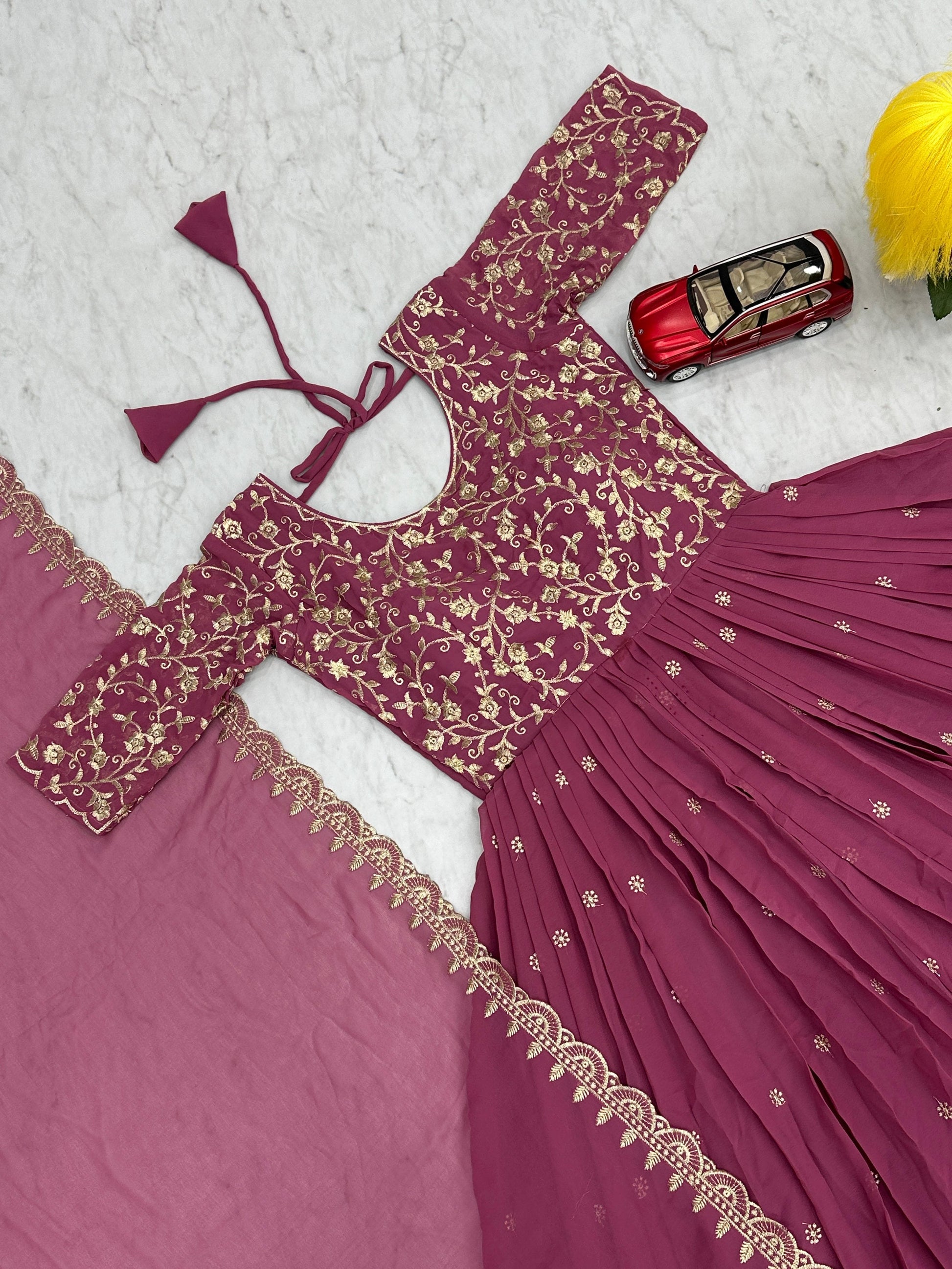 Product Image -  Designer Georgette Festival Gown