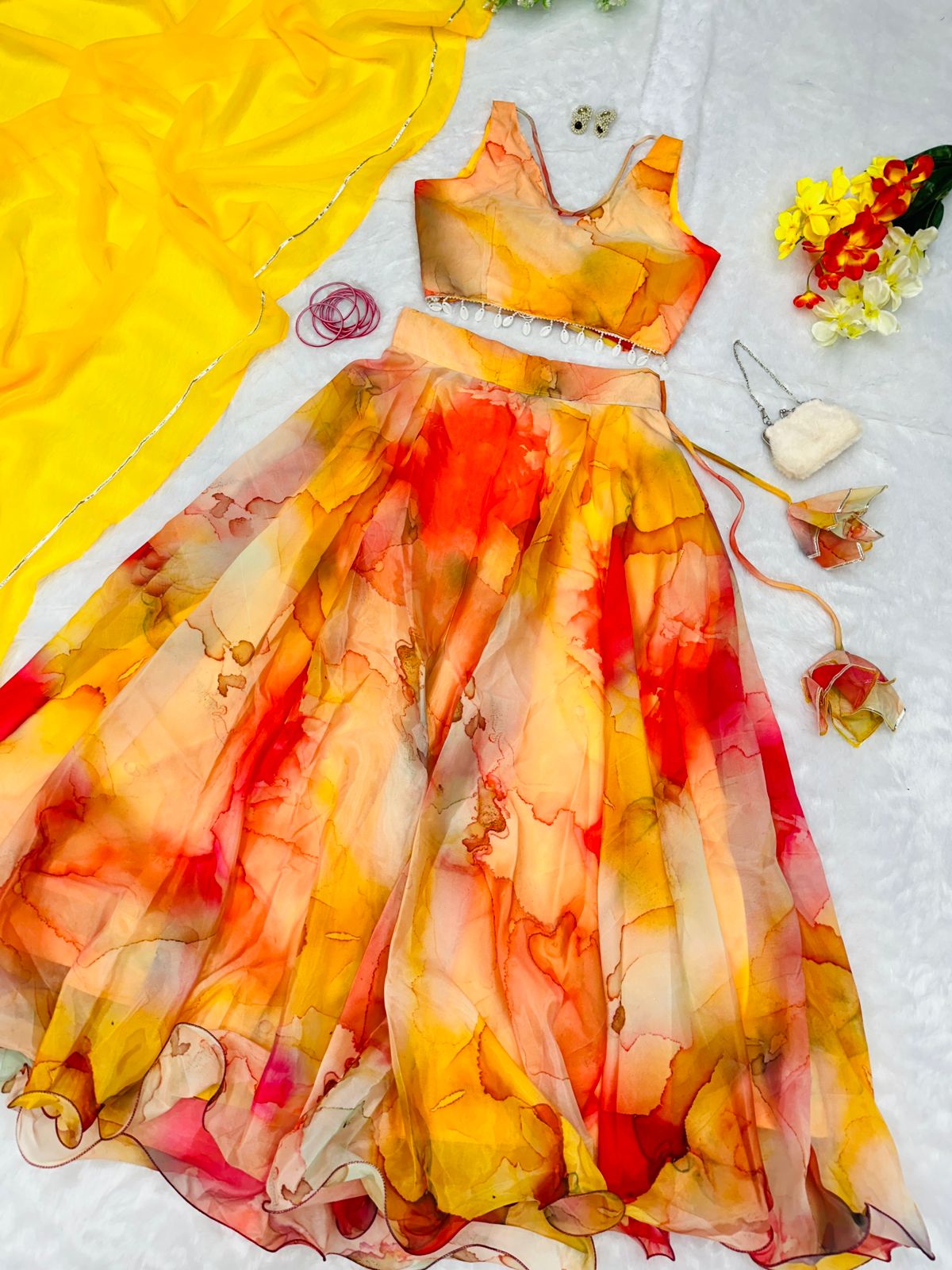 Product Image - Exclusive Ri8 Fashion Designer Saree - Georgette Fabric, Ethnic Wear