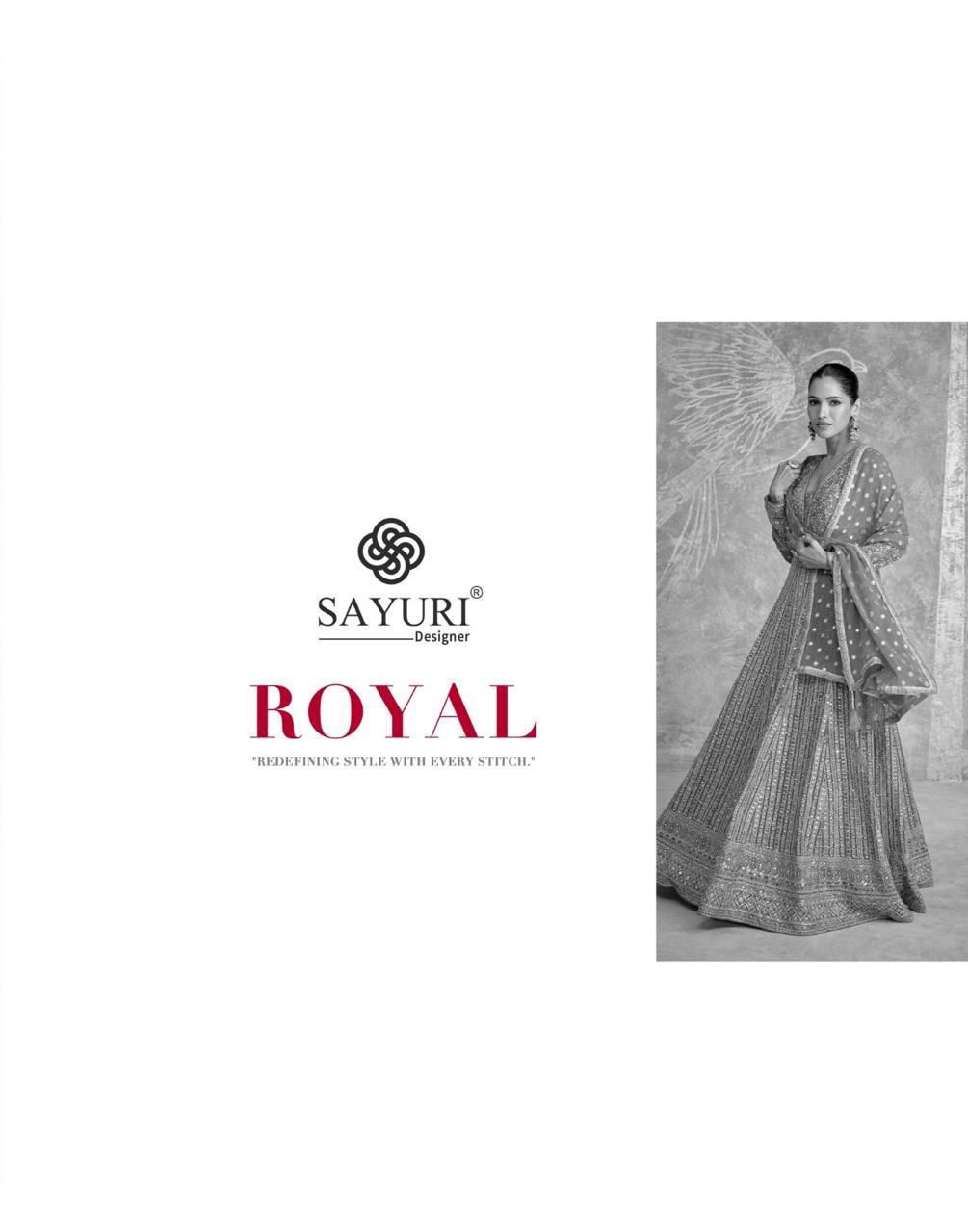 Product Image - Sayuri Designer Royal Collection - Elegant Georgette Embroidered Sarees