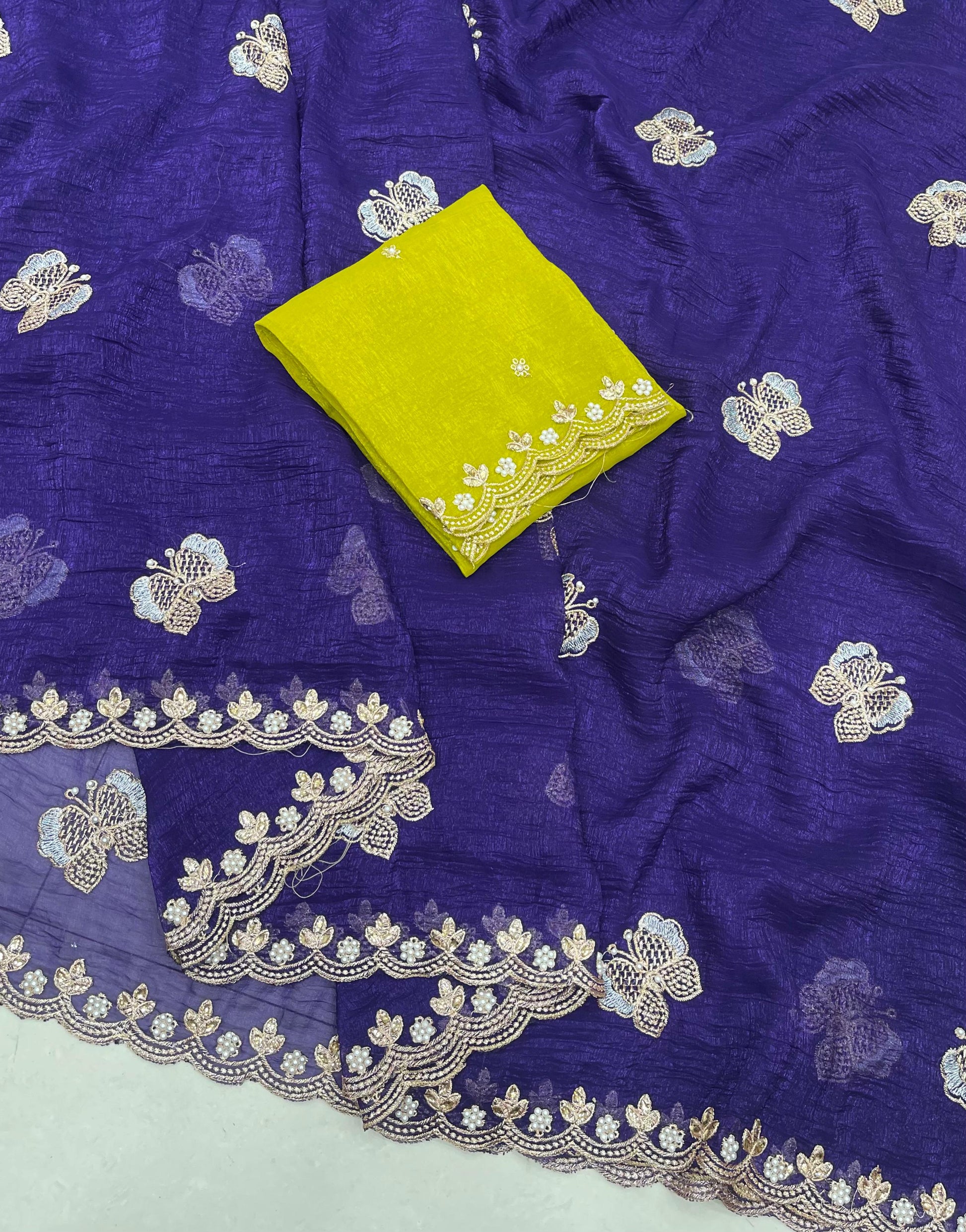 Product Image - Designer Saree - Georgette Fabric Ethnic Wear