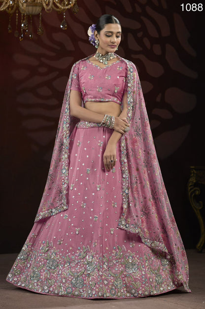 Product Image - Elegant Designer Embroidery Georgette Dupatta for Festive Wear