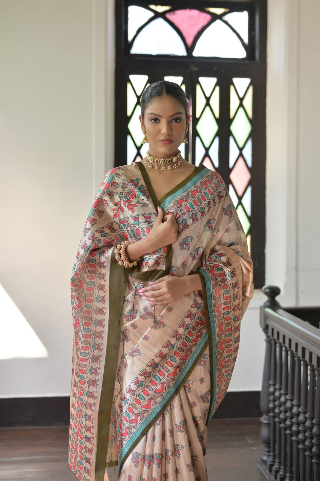 Product Image - Elegant Designer Georgette Saree for Festive Occasions