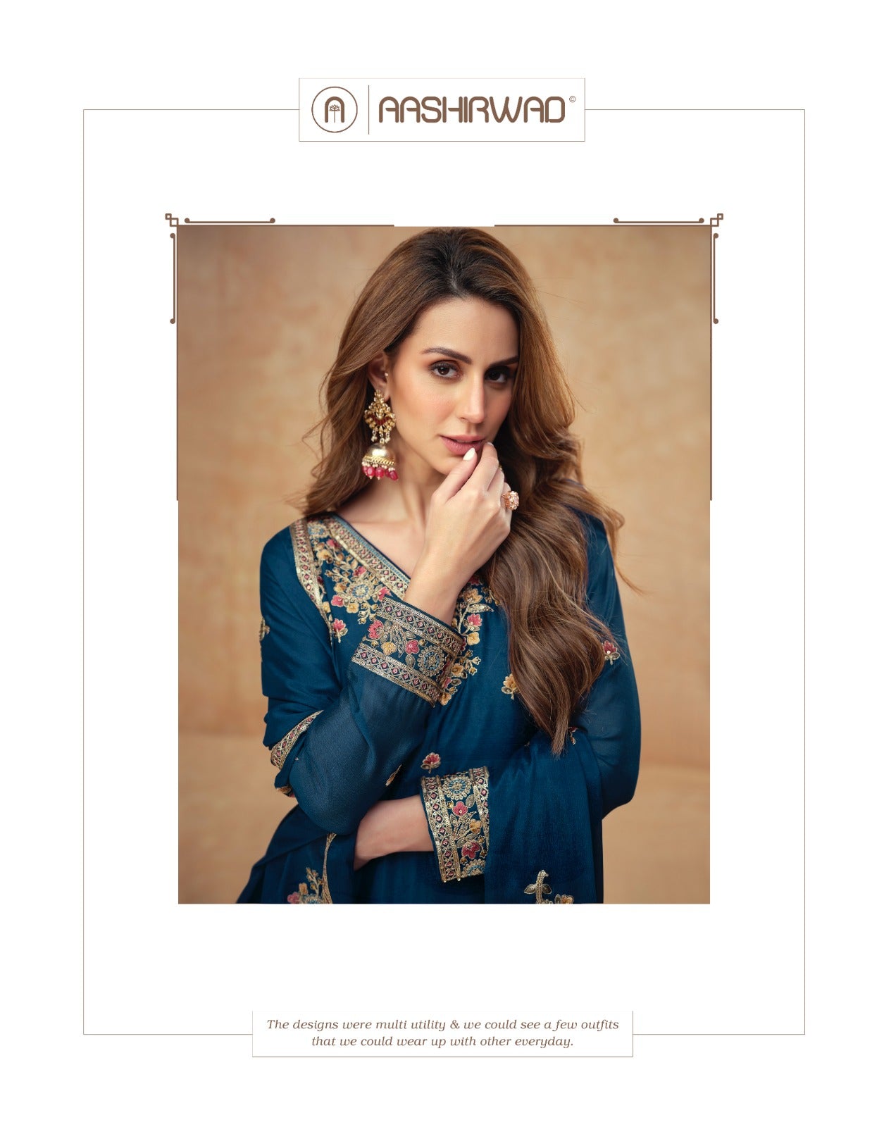 Product Image - Aashirwad Creation Guzarish Designer Saree | Premium Chinnon Silk Festive Wear