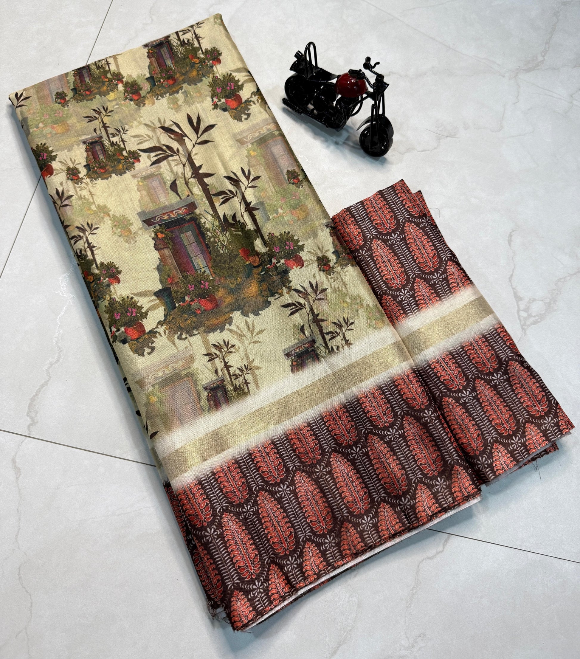 Product Image - Designer Kalamkari Cotton Silk Saree