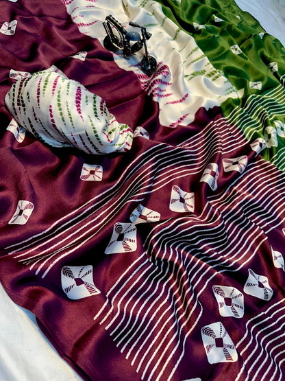 Product Image - Premium Designer Gajii Silk Saree