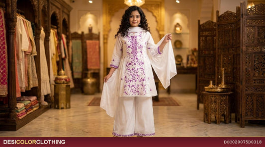 Product Image - Elegant Designer Cotton Plazzo Suits for Women - 1