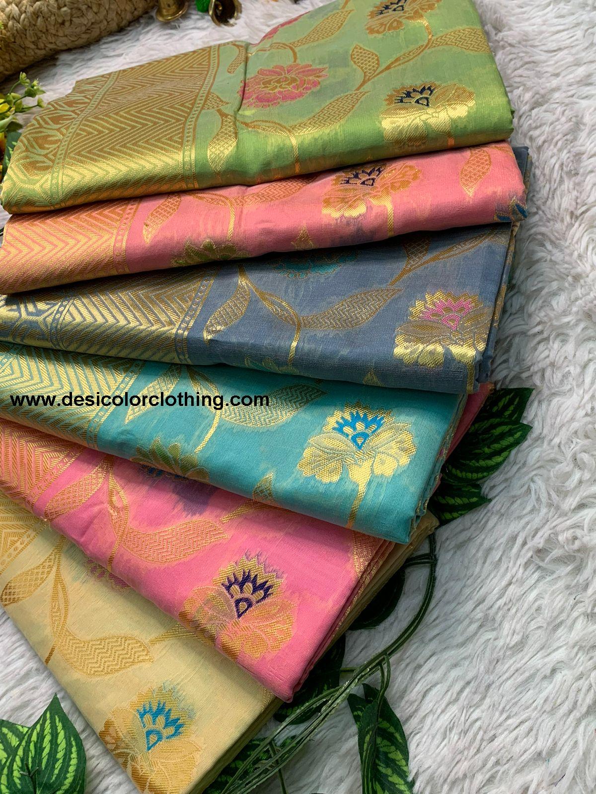 Pavitra Bandhej Banarasi Weaving Minakari Silk Saree