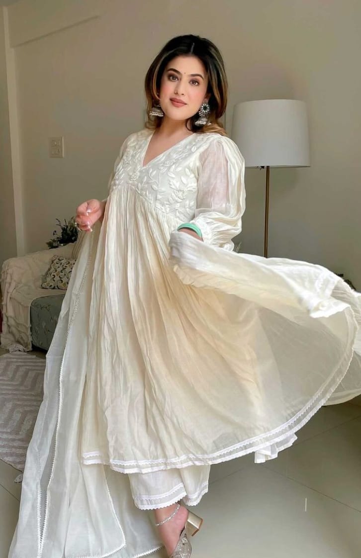 Product Image - New Designer Embroidered Anarkali Gown Set