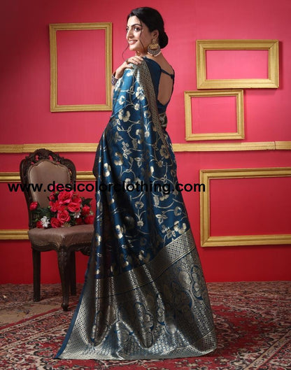 Rama Silk Plain Saree