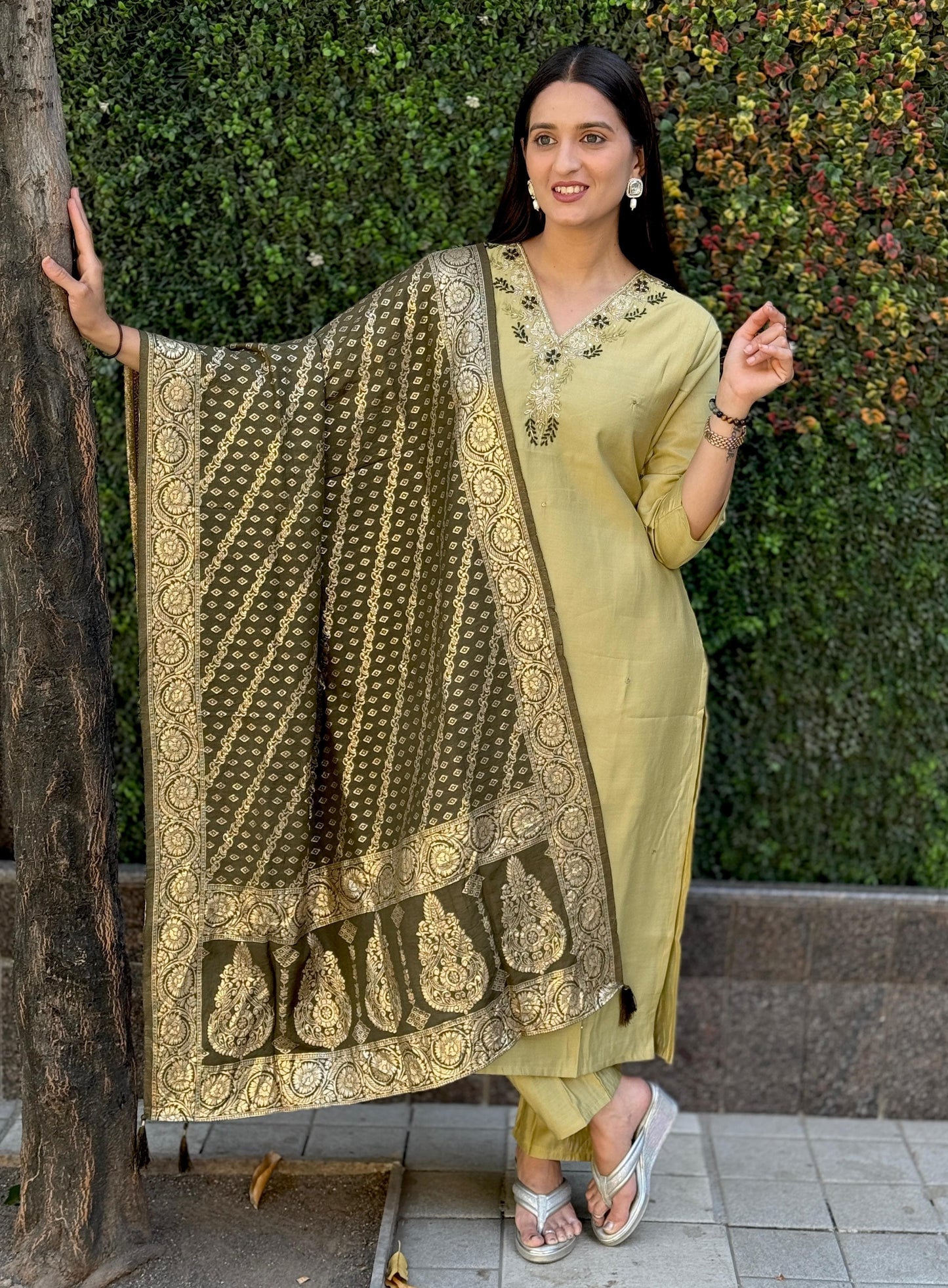 Product Image - Designer Kurti Pent Dupatta