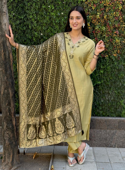 Product Image - Designer Kurti Pent Dupatta