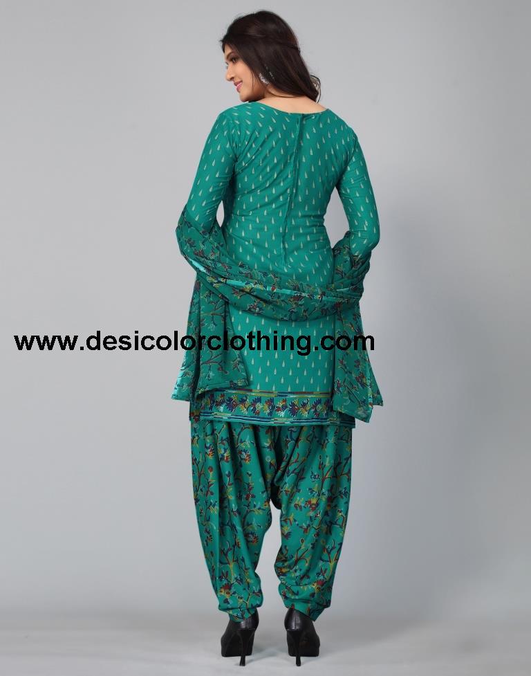 Printed Unstitched Salwar Suit Material