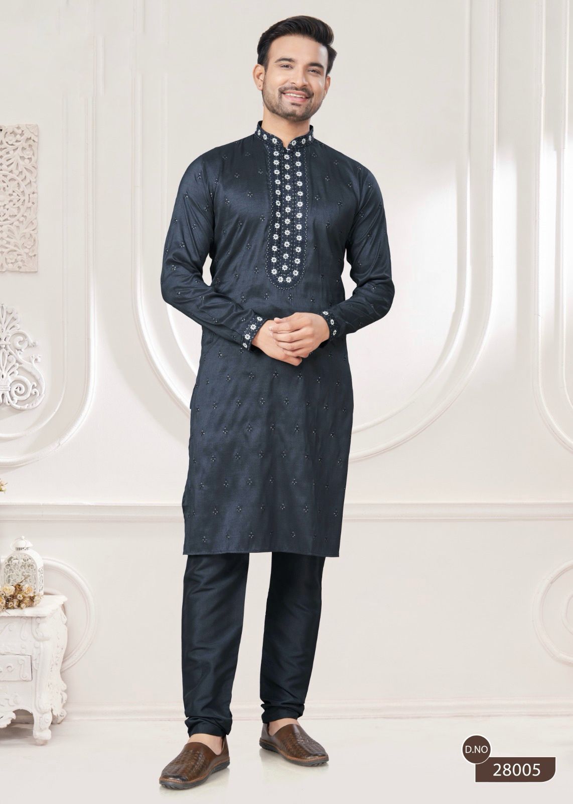 Product Image - Designer Wedding Kurta Pajama Collection Vol 28 - Aashirwad Creation