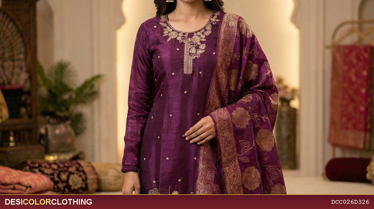 Product Image - Elegant Heavy Stone Work Party Wear Suit - 3