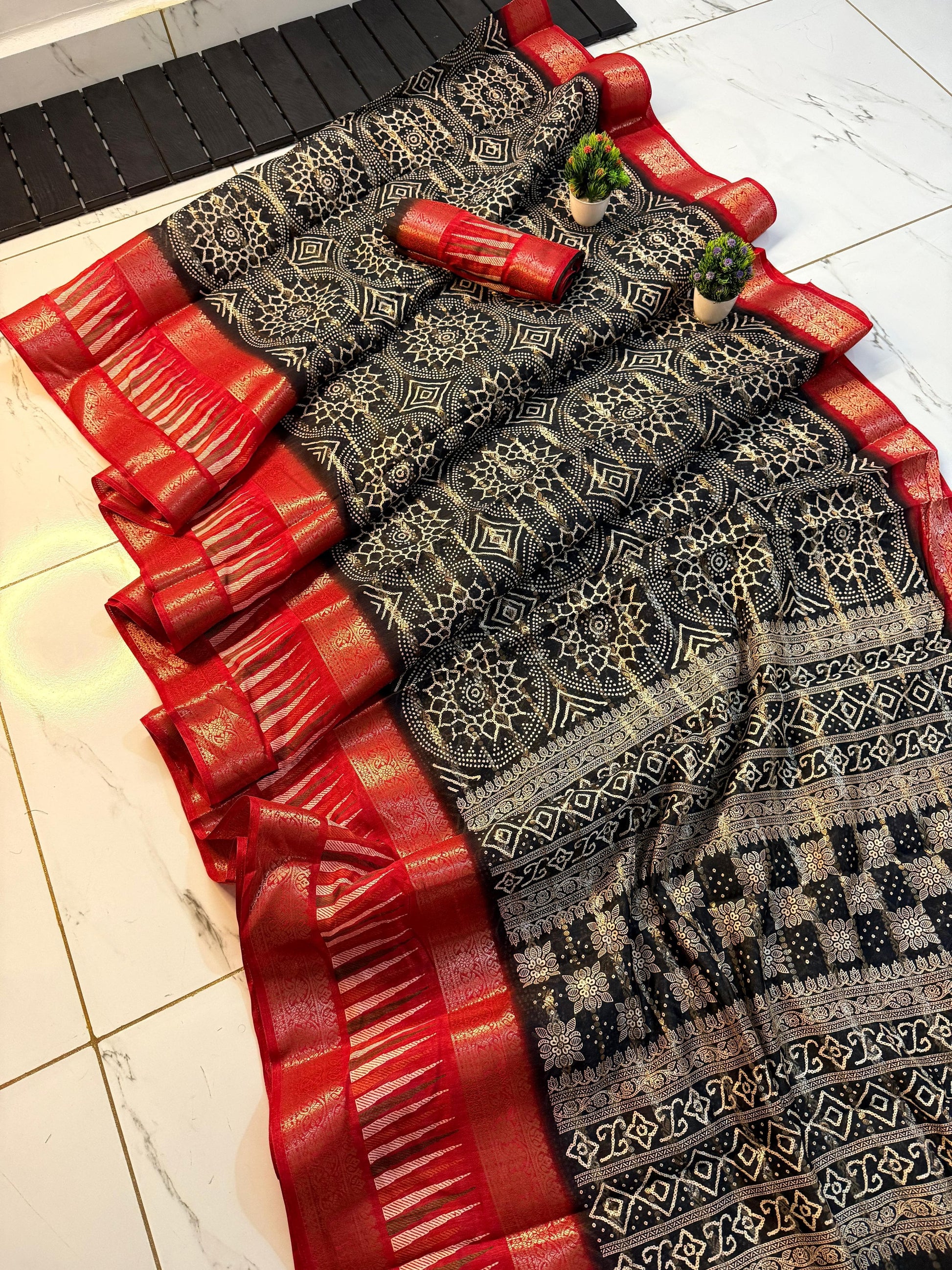 Product Image - Designer Bandhej Special Saree