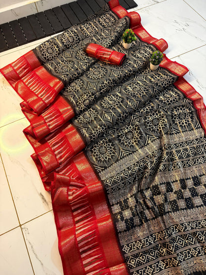 Product Image - Designer Bandhej Special Saree