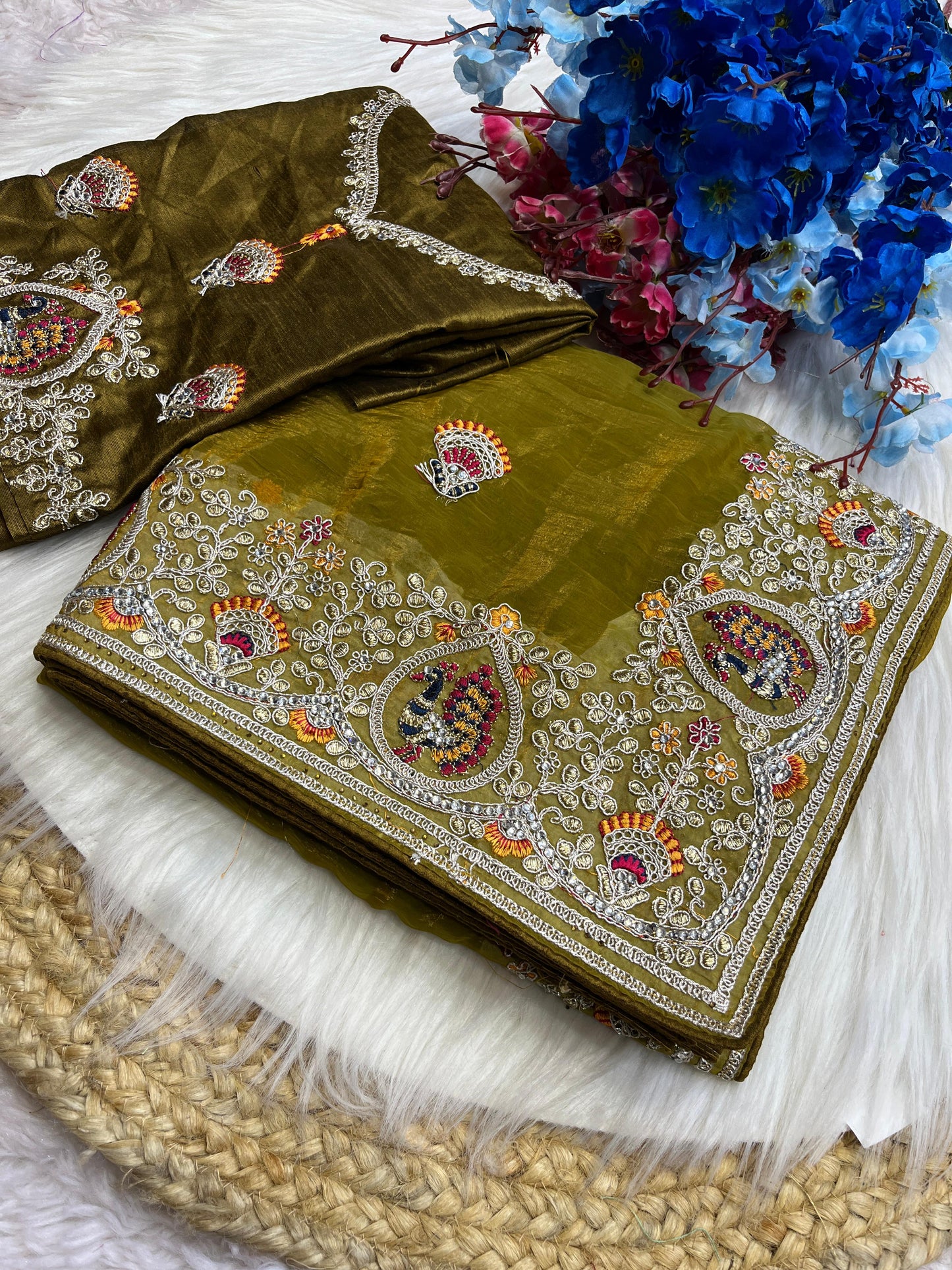 Product Image - Exquisite Designer Saree in Srivalli Silk