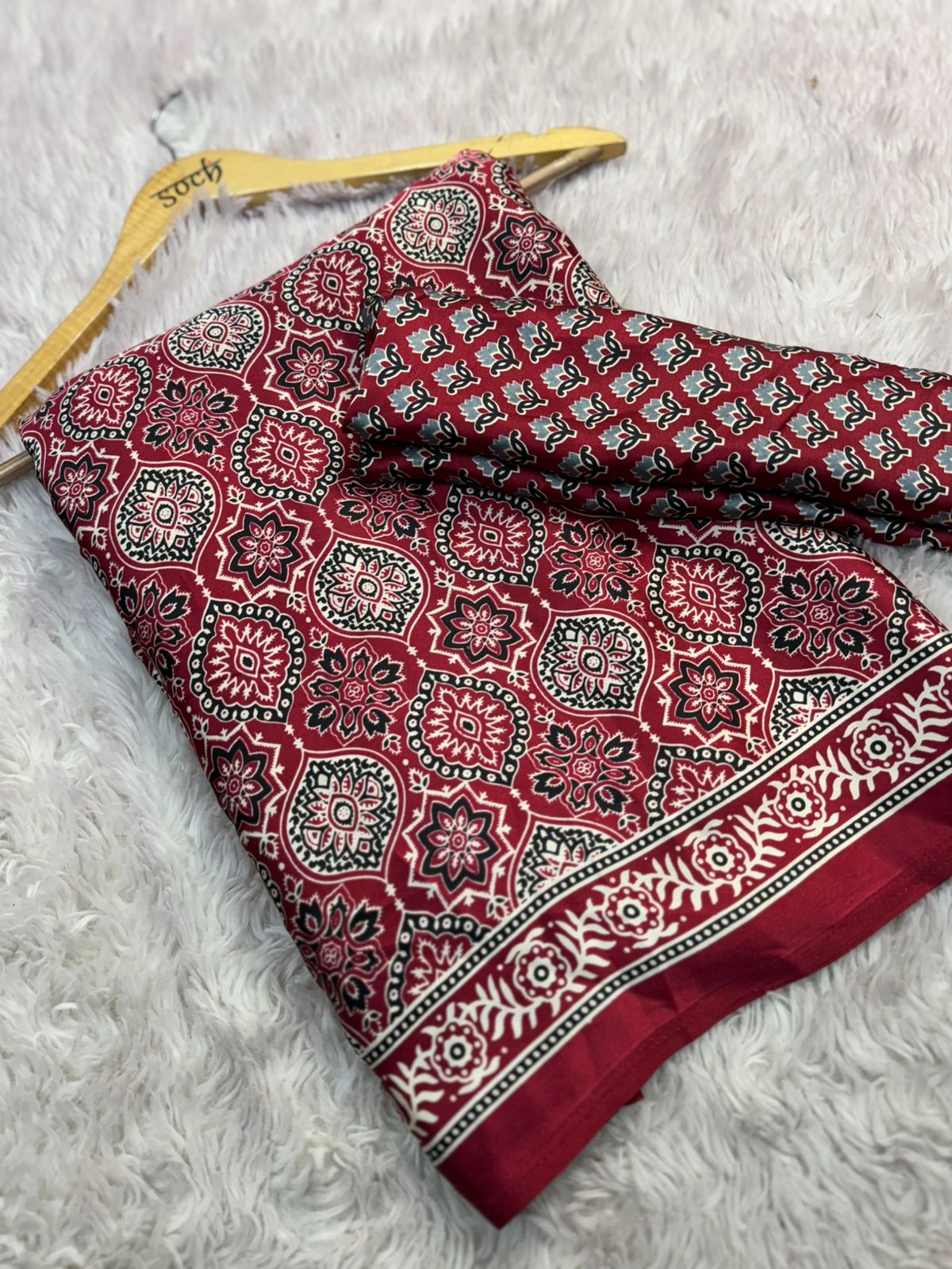 Product Image - Elegant Semi Gajji Bandhej Silk Saree - Perfect Ethnic Wear